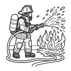 Firefighters Coloring Pages