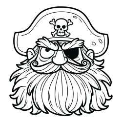 Pirate Coloring Pages