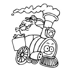 Train Coloring Pages