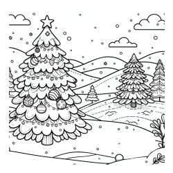 Winter Coloring Pages