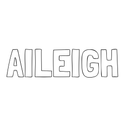 Online Created Coloring Page - AILEIGH Coloring Page