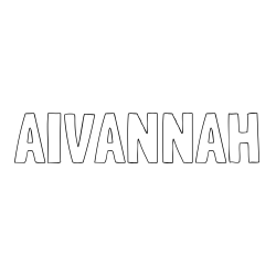 Online Created Coloring Page - AIVANNAH Coloring Page