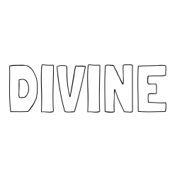 Online Created Coloring Page - DIVINE Coloring Page