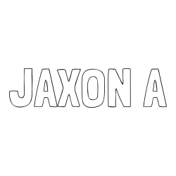 Online Created Coloring Page - JAXON A Coloring Page