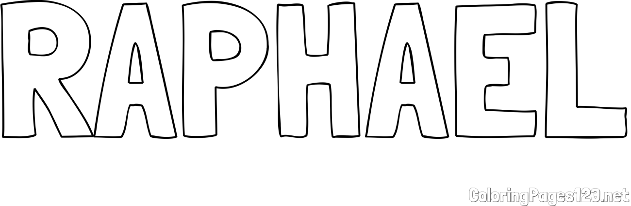 RAPHAEL Coloring Page