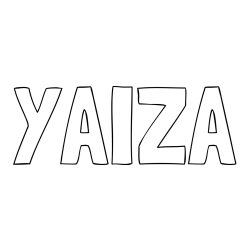 Online Created Coloring Page - YAIZA Coloring Page