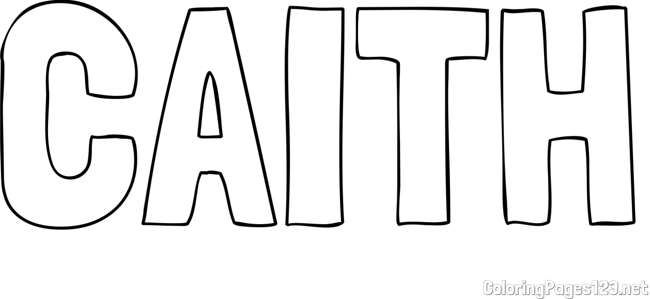 CAITH Coloring Page