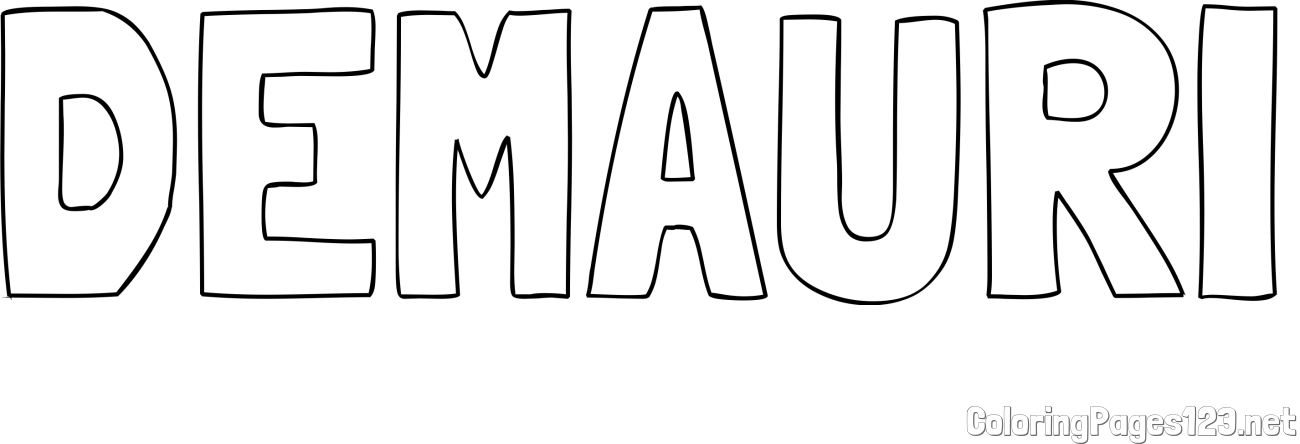 DEMAURI Coloring Page