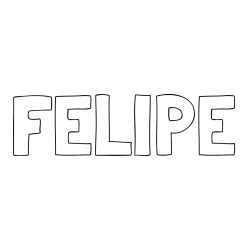 Online Created Coloring Page - FELIPE Coloring Page