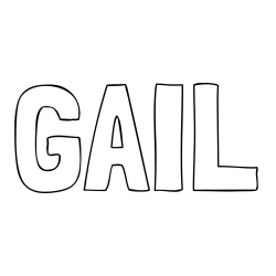 Online Created Coloring Page - GAIL Coloring Page