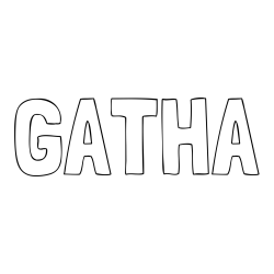 Online Created Coloring Page - GATHA Coloring Page