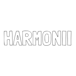 Online Created Coloring Page - HARMONII Coloring Page