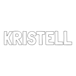 Online Created Coloring Page - KRISTELL Coloring Page
