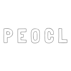 Online Created Coloring Page - P E O C L Coloring Page