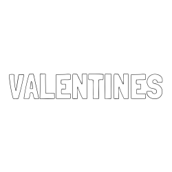 Online Created Coloring Page - VALENTINES Coloring Page