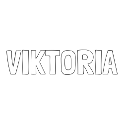Online Created Coloring Page - VIKTORIA Coloring Page