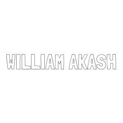 Online Created Coloring Page - WILLIAM AKASH Coloring Page