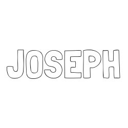 JOSEPH Coloring Page