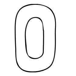 O Coloring Page