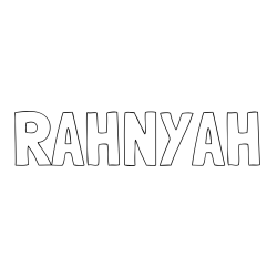 Online Created Coloring Page - RAHNYAH Coloring Page