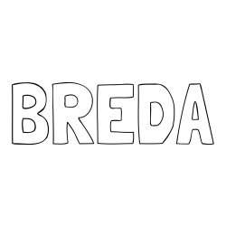 BREDA Coloring Page