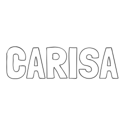 CARISA Coloring Page