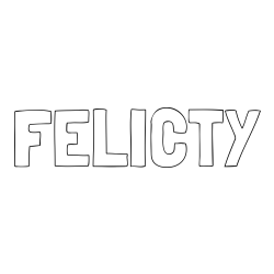 FELICTY Coloring Page