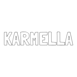 KARMELLA Coloring Page