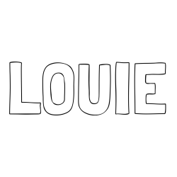 LOUIE Coloring Page