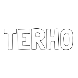 TERHO Coloring Page