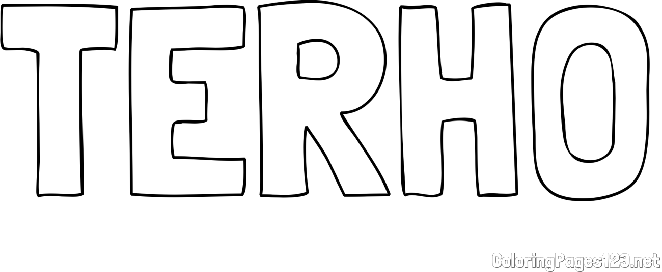 TERHO Coloring Page