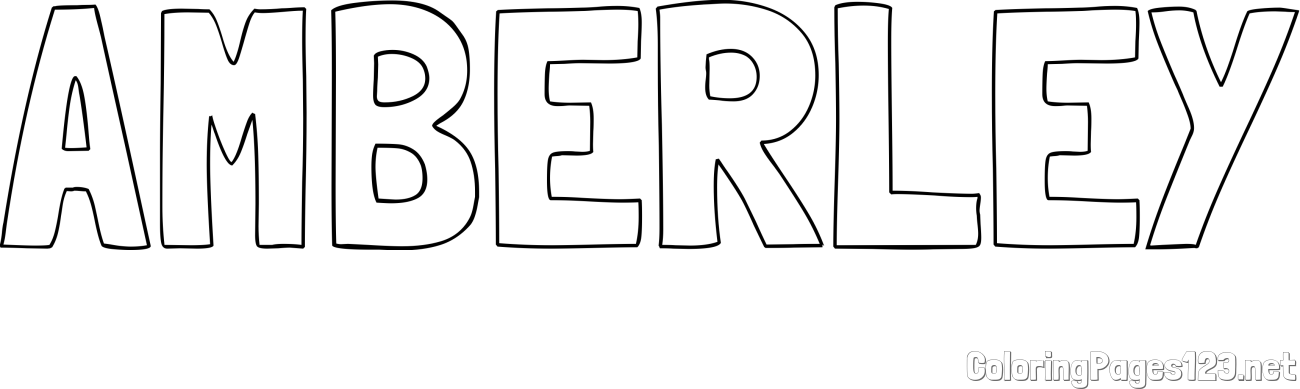 AMBERLEY Coloring Page
