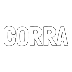 CORRA Coloring Page