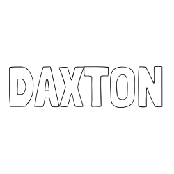 DAXTON Coloring Page