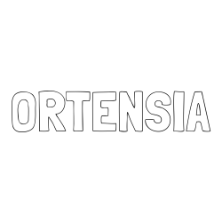ORTENSIA Coloring Page