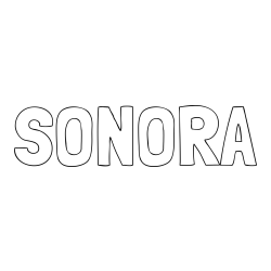 Online Created Coloring Page - SONORA Coloring Page