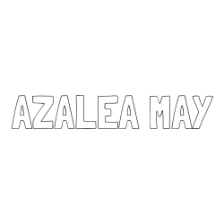 AZALEA MAY Coloring Page