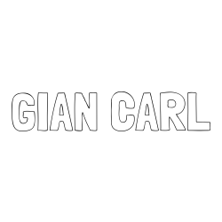 Online Created Coloring Page - GIAN CARL Coloring Page