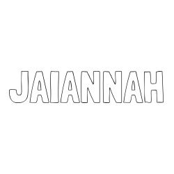JAIANNAH Coloring Page