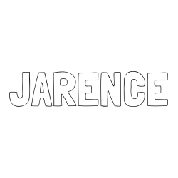 JARENCE Coloring Page