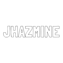 JHAZMINE Coloring Page