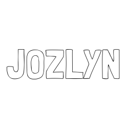 Online Created Coloring Page - JOZLYN Coloring Page