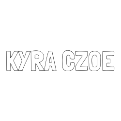 KYRA CZOE Coloring Page