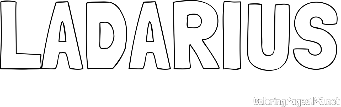 LADARIUS Coloring Page