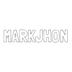 MARK-JHON Coloring Page