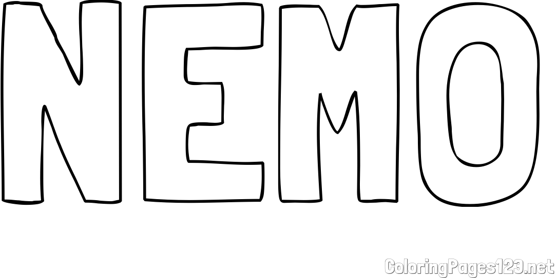 NEMO Coloring Page