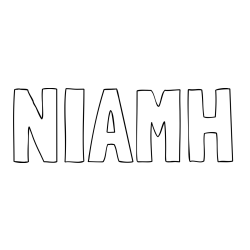 NIAMH Coloring Page
