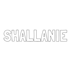 Online Created Coloring Page - SHALLANIE Coloring Page