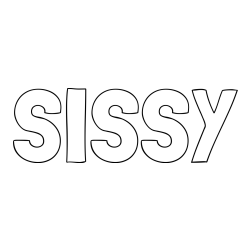 SISSY Coloring Page