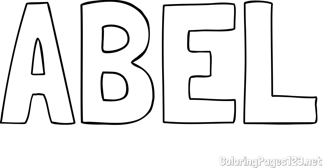 ABEL Coloring Page